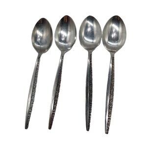 MCM Coventry Bouquet Stainless Japan Spoons 5 3/4" Set Of 4